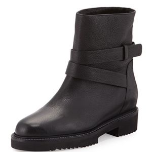 Vince 'Cagney' Shearling Lined Moto Boot Size 7